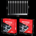 i2C Strong Resin Dusting Cleaning Rod, 48 in 1, 24 in 1
