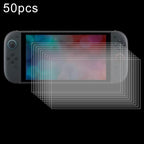 50pcs 0.26mm 9H 2.5D Tempered Glass Film, For Nintendo Switch 2 (50 PCS)