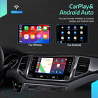 For Volkswagen Android 15 7 inch Wireless CarPlay Car Player Central Control Navigation Machine, Standard, Standard+AHD+Microphone