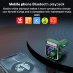 BC91 Car Bluetooth Hands-free Calling PD36W Fast Charging with Atmosphere Light, BC91