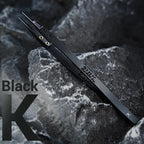 2uul TW32 Black K Flat Tip ESD-Safe Ceramic Tweezers, 2uul TW32