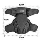 GHOST RACING GH-HX03 1 Pair Motorcycle Protective Gear Kevlar Racing Cold-proof Windproof Knee Pads, With Plush Pad, No Plush Pad