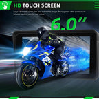 6 inch Motorcycle Wireless CarPlay and Android Auto Display Screen Navigator, A4126