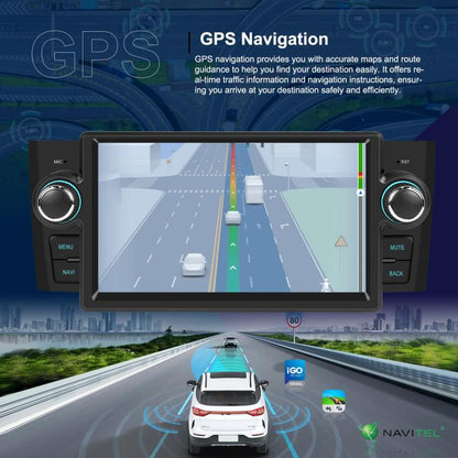 For Fiat Punto 2005-2009 Android 15 7 inch 4G+64G Car Central Control Audio Video Navigation, Standard, Standard+AHD+Microphone