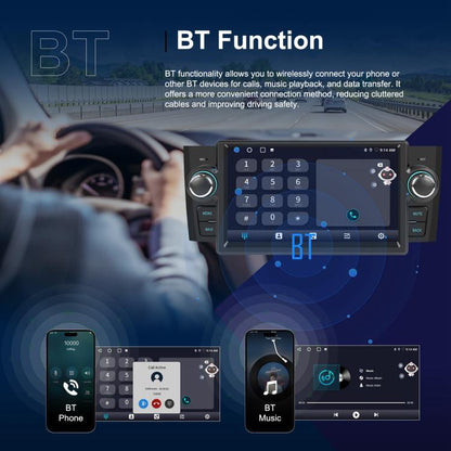 For Fiat Punto 2005-2009 Android 15 7 inch 4G+64G Car Central Control Audio Video Navigation, Standard, Standard+AHD+Microphone