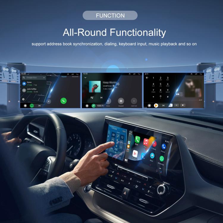 Car CarPlay and Android Auto Wired to Wireless Smart Box Adapter with Type-C Converter