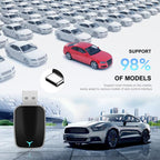 Car CarPlay and Android Auto Wired to Wireless Smart Box Adapter with Type-C Converter