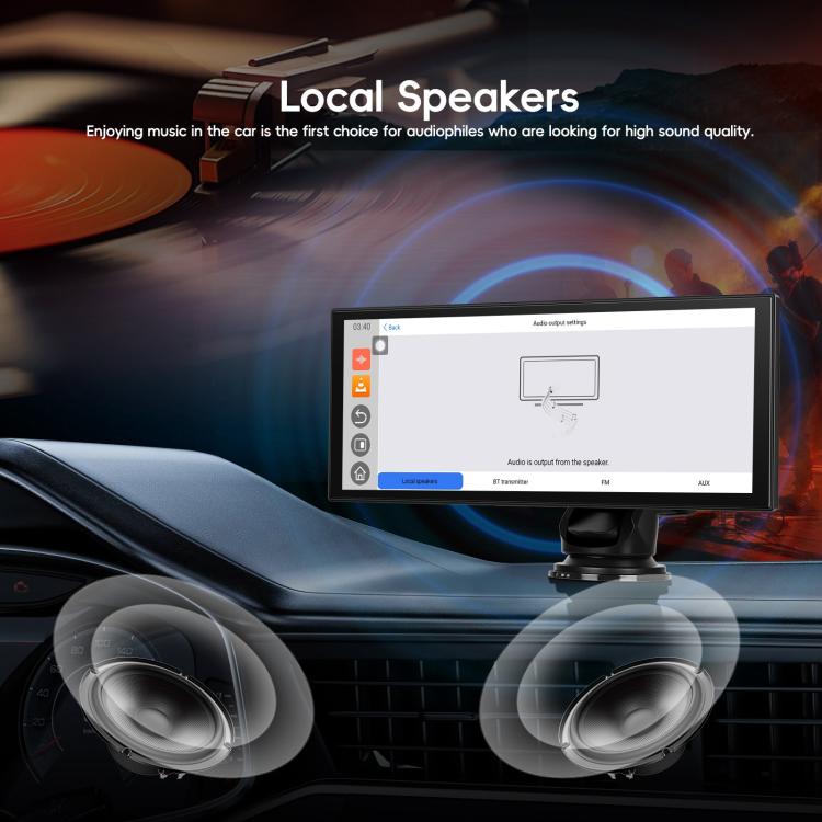Android 15 2G+32G Car Reversing Display Monitor Screen Without Rear View Camera WiFi Version, 7 inch, 9 inch, 10.1 inch, 10.25 inch