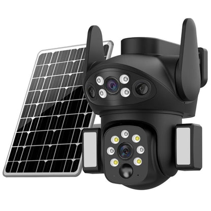 X7 2MP Multi-lens Panoramic Solar Surveillance PTZ Dome Camera, X7 Southeast Asia 4G