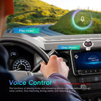 10.36 inch Screen Android 15 Car CarPlay Navigation Integrated Machine with Dual Knob, Standard, Standard+AHD+Microphone