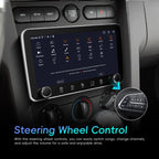 10.36 inch Screen Android 15 Car CarPlay Navigation Integrated Machine with Dual Knob, Standard, Standard+AHD+Microphone