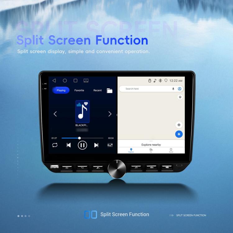 10 inch Screen Android 15 Car Navigation Audio Video Integrated Machine, Standard, Standard+AHD+Microphone