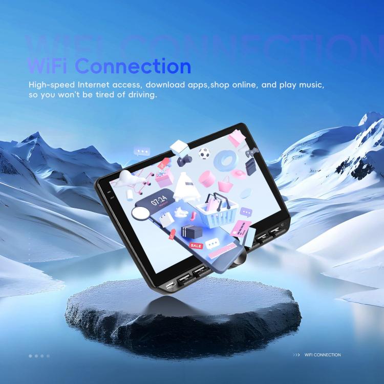 10 inch Screen Android 15 Car Navigation Audio Video Integrated Machine, Standard, Standard+AHD+Microphone