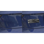 Car Tail Carbon Fiber Decorative Sticker, A, B