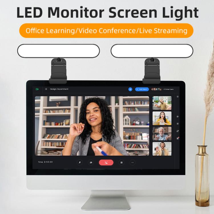 F-663 LED Monitor Screen Fill Light Video Conference Light, F-663