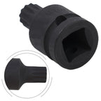 Brake Pad Screw Disassembly Tool Screw Removal Sleeve 14mm Triple Square XZN Socket for Volkswagen / Audi
