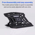 NUOXI N2 8-level Adjustable Laptop Holder, with Turntable, with Turntable