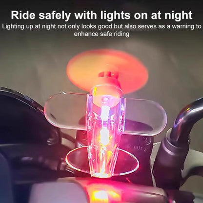 Small Airplane Shaped Motorcycle LED Colored Atmosphere Lights