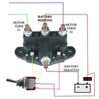 Car Relay Winch Motor Reversing Solenoid Switch DC Six-terminal Relay 2141211A61