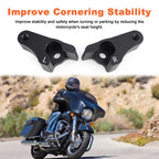 Motorcycle 2 inch Rear Slam Shock Lowering Blocks Kits for Harley 2002-2022