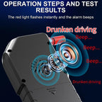 Home Digital Display Blow-type Alcohol Tester Alcohol Detector, 1101