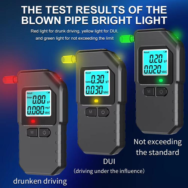 Home Digital Display Blow-type Alcohol Tester Alcohol Detector, 1101