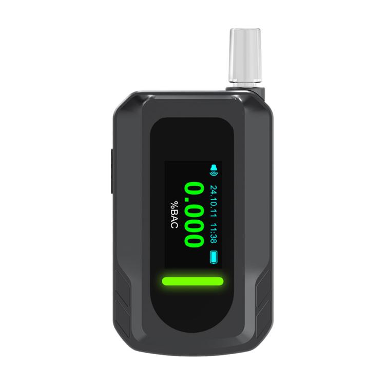 D2000 HD IPS Screen Portable Blow-Type High-Precision Alcohol Content Tester, D2000