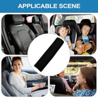 Universal Car Seat Belt Extended Ice Silk Fabric Shoulder Pad Protection Belt