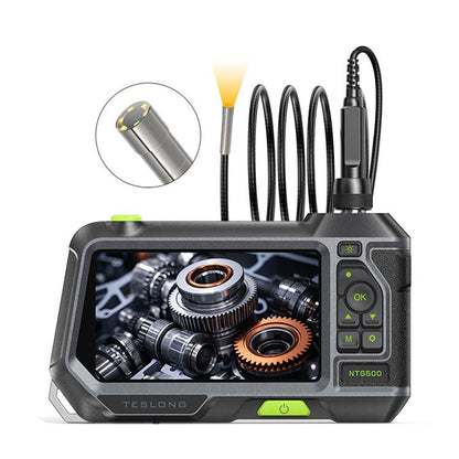 TESLONG NTS500 Industrial Pipeline Endoscope with 5 inch HD Screen, 7.6mm Single Lens / 1m, 3.9mm Lens / 3m, 5.5mm Single Lens / 1m, 7.6mm Single Lens / 5m, 8mm Dual Lens / 1m, 3.9mm Single Lens / 1m, 5.5mm Dual Lens / 1m, 7.6mm Single Lens / 3m       ...