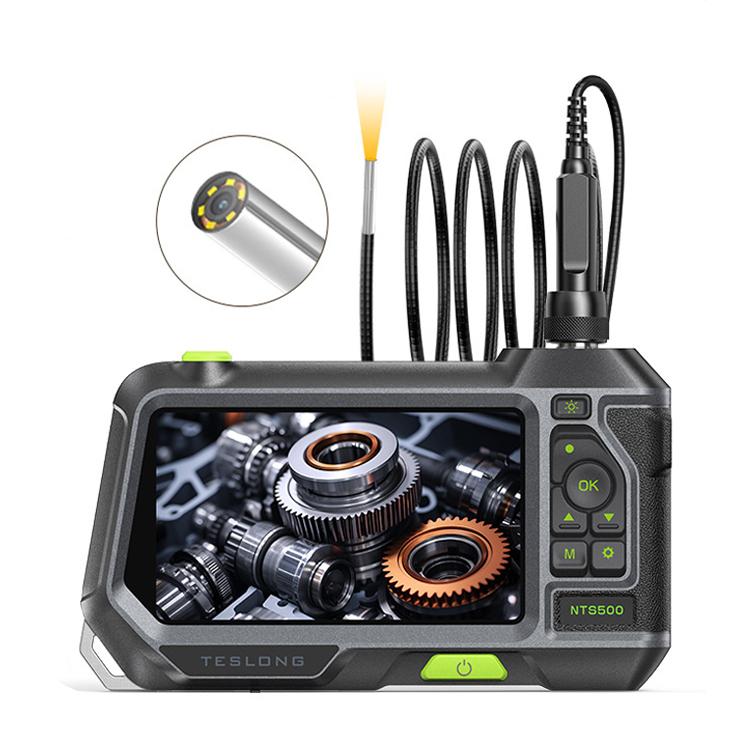 TESLONG NTS500 Industrial Pipeline Endoscope with 5 inch HD Screen, 7.6mm Single Lens / 1m, 3.9mm Lens / 3m, 5.5mm Single Lens / 1m, 7.6mm Single Lens / 5m, 8mm Dual Lens / 1m, 3.9mm Single Lens / 1m, 5.5mm Dual Lens / 1m, 7.6mm Single Lens / 3m       ...