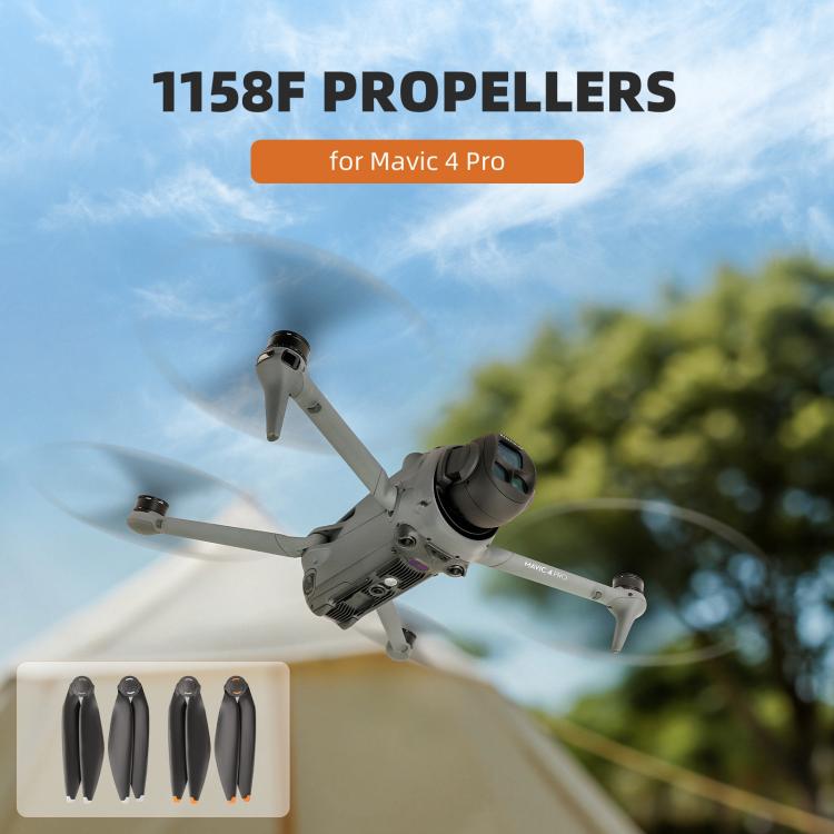 For DJI Mavic 4 Pro Sunnylife 1158F Quick-Release Propellers Blades, One Pair, Two Pairs