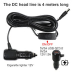 1080P 5 inch HD Display Screen Side Front Blind Spot Camera Image Assistance System Kit, Side Front Blind Spot Camera