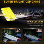 1 Pair 35W 3500LM 6500K Car LED Headlight Bulb, 9005, 9006, H1, H4, H7, H11