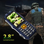 K6000 Keypad Phone, 2.8 inch, LED Flashlight, Big Keyboard, SOS, Network: 2G, Dual SIM, US Plug, EU Plug