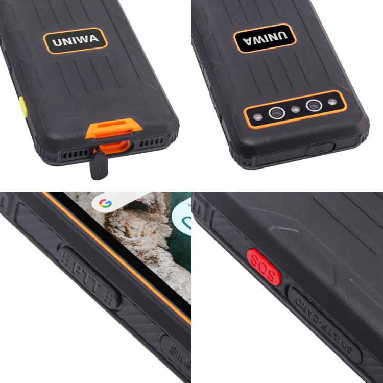 UNIWA R4001 Rugged Phone, Night Vision, 4GB+64GB, 4.0 inch Android 14 Unisoc T606 Octa Core, Network: 4G, OTG, NFC, EU Plug, US Plug, UK Plug, AU Plug