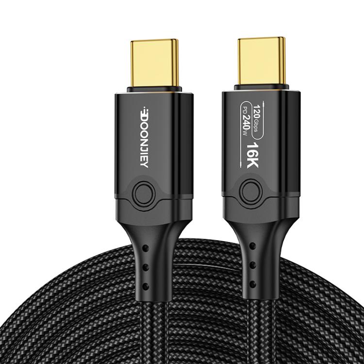 DOONJIEY DJUSB519GR 120Gbps Type-C 16K HD Projection Conversion Cable, DJUSB519GR
