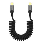 DOONJIEY DJUSB510GR 80Gbps Type-C 16K HD Projection Spring Conversion Cable, DJUSB510GR