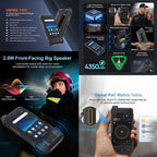UNIWA F400 PoC Walkie Talkie Rugged Phone, Night Vision, 4GB+64GB, 4.0 inch Android 15  Mediatek Helio G81 Octa Core, Network: 4G, SOS, NFC, EU Plug, US Plug, UK Plug, AU Plug