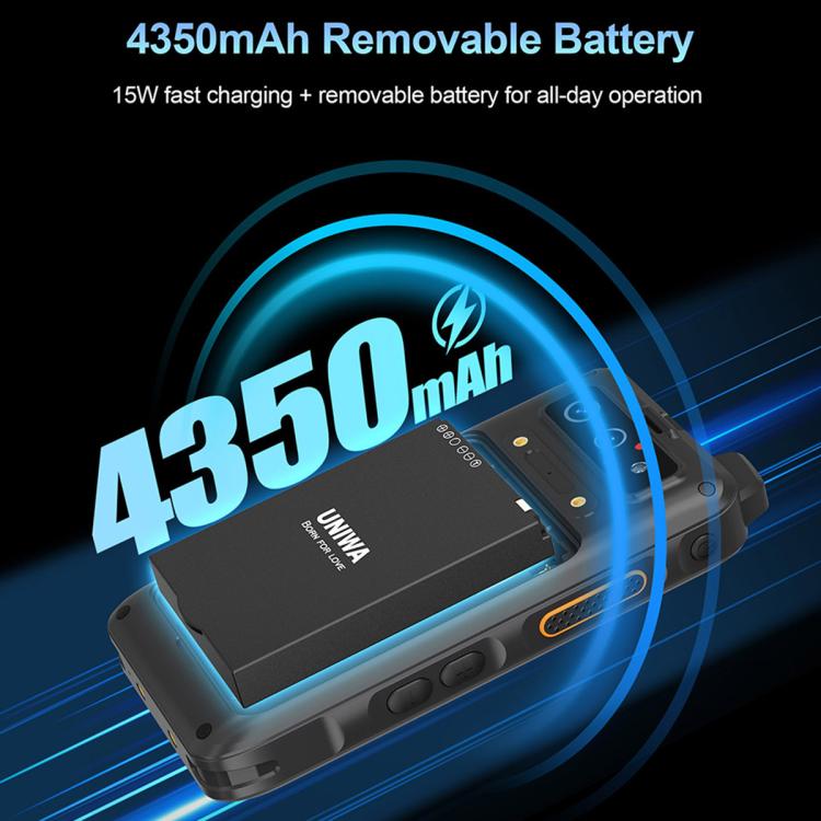 UNIWA F400 PoC Walkie Talkie Rugged Phone, Night Vision, 4GB+64GB, 4.0 inch Android 15  Mediatek Helio G81 Octa Core, Network: 4G, SOS, NFC, EU Plug, US Plug, UK Plug, AU Plug