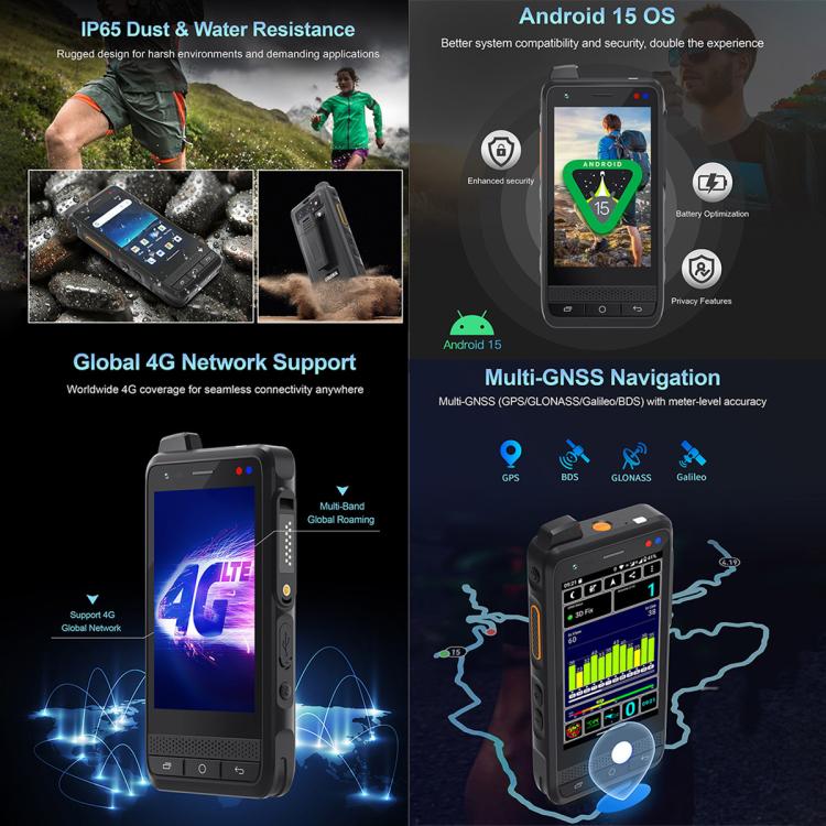 UNIWA F400 PoC Walkie Talkie Rugged Phone, Night Vision, 4GB+64GB, 4.0 inch Android 15  Mediatek Helio G81 Octa Core, Network: 4G, SOS, NFC, EU Plug, US Plug, UK Plug, AU Plug