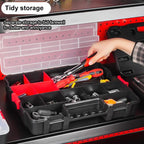 Hardware Parts Portable Multi-functional Compartment Storage Box, 38x29.5xcm