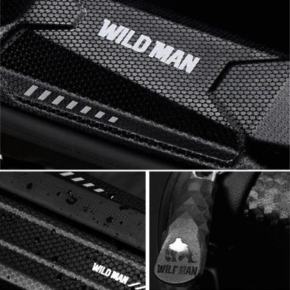 WILD MAN ES5 Basic Mountain Bicycle EVA Hard Shell Bag Bike Front Top Tube Bag, ES5