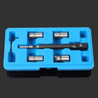 6pcs / Set Car Modification Injector Seat Cutter Cleaner Removal Tool