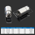 6pcs / Set Car Modification Injector Seat Cutter Cleaner Removal Tool