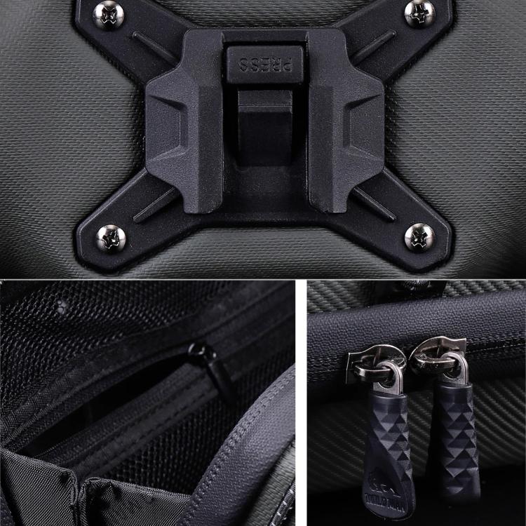 WILD MAN GD7X Mountain Bicycle EVA Hard Shell Handlebar Bag Quick Release Bracket, GD7X