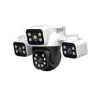 ESCAM PT223 3x4MP HD Motion Detection WiFi Three-screen PTZ IP Camera, EU Plug, US Plug, UK Plug, AU Plug