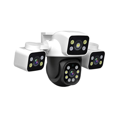 ESCAM PT223 3x4MP HD Motion Detection WiFi Three-screen PTZ IP Camera, EU Plug, US Plug, UK Plug, AU Plug