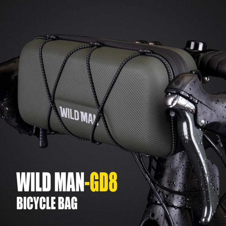 WILD MAN GD8 Mountain Bicycle EVA Hard Shell Handlebar Bag, GD8