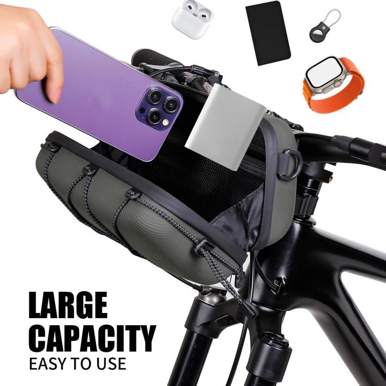 WILD MAN GD8 Mountain Bicycle EVA Hard Shell Handlebar Bag, GD8
