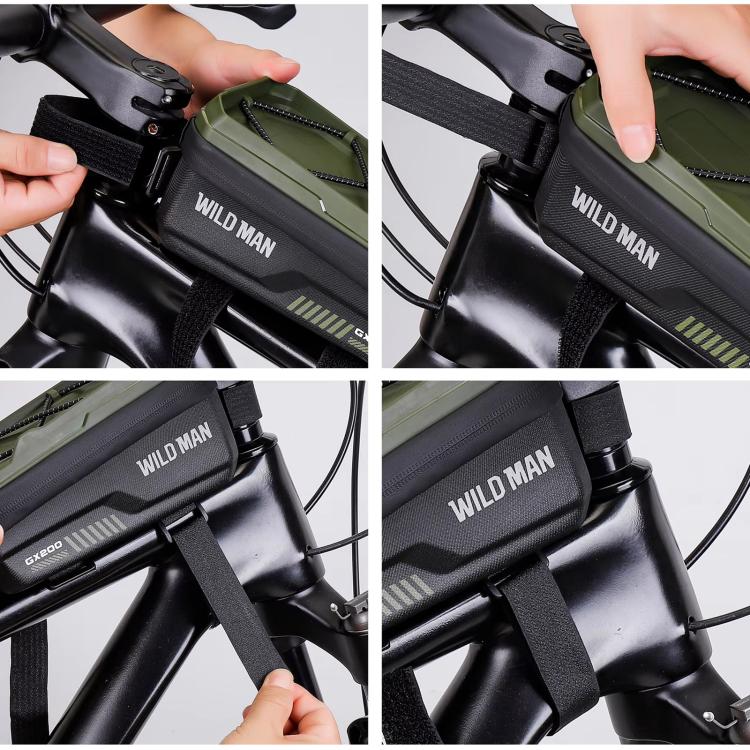 WILD MAN GX200 Mountain Bicycle EVA Hard Shell Bag Bike Front Fixing bracket, GX200